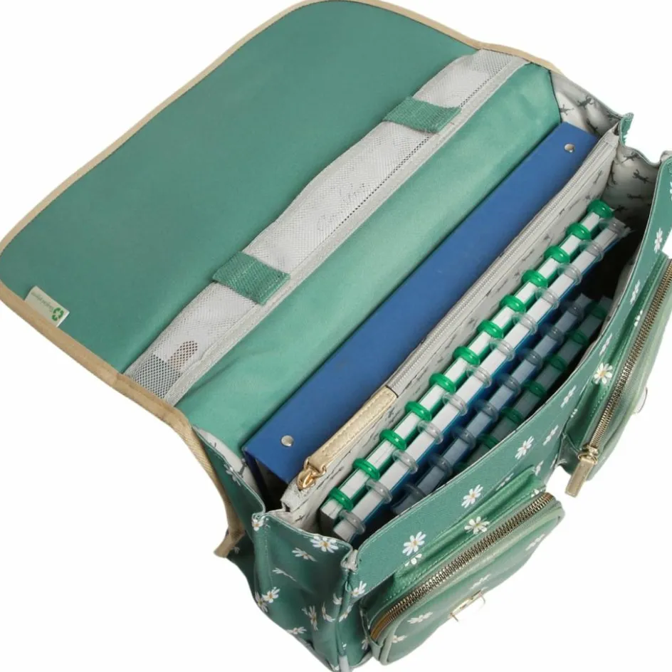 Cartable A4 primaire Green Marguerite (38 cm)|Caméléon Sale