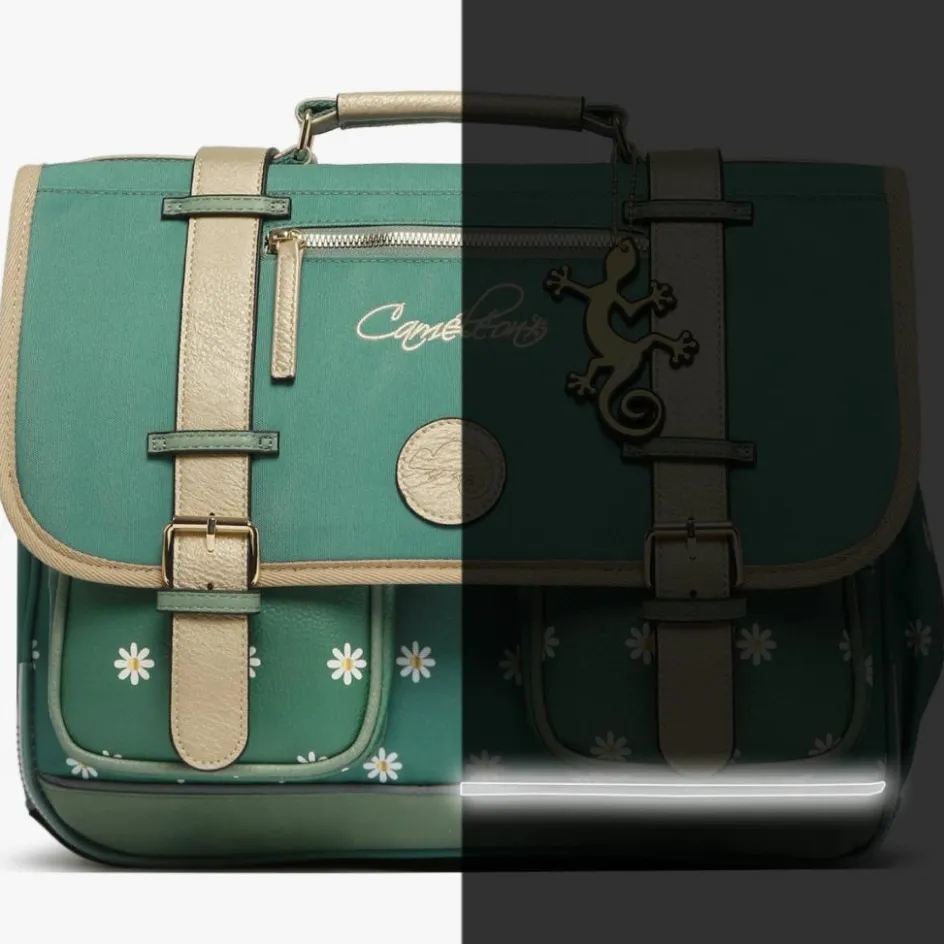 Cartable A4 primaire Green Marguerite (38 cm)|Caméléon Sale