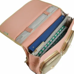 Cartable A4 primaire Pink Gold Leopard (38 cm)|Caméléon Discount