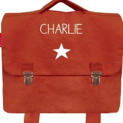 Cartable maternelle 33 cm terracotta (personnalisable)|Les Griottes Clearance