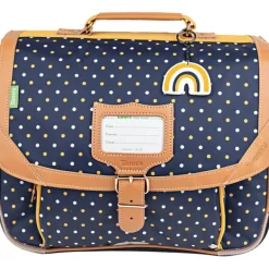Discount Tann's Cartable maternelle Les Fantaisies Faustine bleu-moutarde (35 cm)