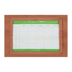 Discount Tann's Cartable maternelle Les Fantaisies Faustine bleu-moutarde (35 cm)