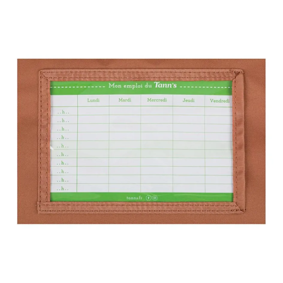 Discount Tann's Cartable maternelle Les Fantaisies Faustine bleu-moutarde (35 cm)