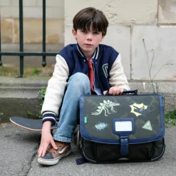 New Tann's Cartable primaire Les Fantaisies Timothée Kaki (38 cm)