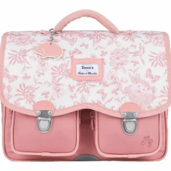 Cartable x Tartine et Chocolat Toile de Jouy Terracotta (33 cm)|Tann's Sale