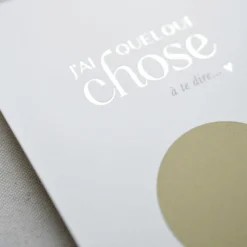 Carte annonce à gratter Veux-tu être marraine ?|Zakuw New