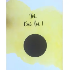New Les Boudeurs Carte annonce de grossesse à gratter papa Toi, oui, toi ! (8 x 10 cm)