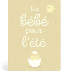Carte Un bébé pour l'été|Zü Online