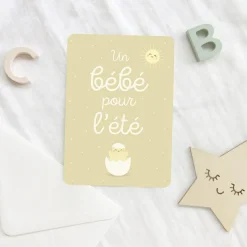 Carte Un bébé pour l'été|Zü Online