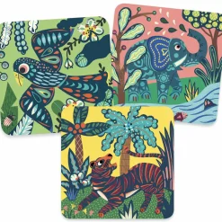 Djeco Cartes à gratter pour les petits Grosses bêtes