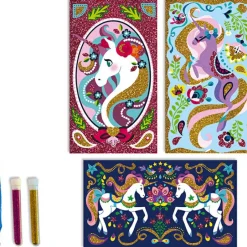 Best Janod Cartes à pailleter Licornes Les ateliers du calme