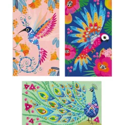 Cartes créatives Strass Bel oiseau Les ateliers du calme|Janod Sale