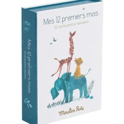 Sale Moulin Roty Cartes Mes 12 premiers mois Sous mon Baobab