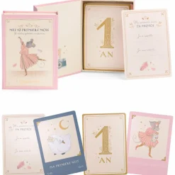 Cartes Mes 12 premiers mois La petite école de danse (30 cartes)|Moulin Roty