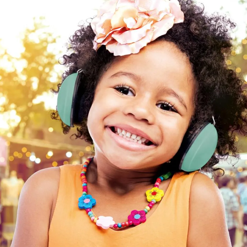 Casque anti bruit pour bébés et enfants vert|Alecto Online