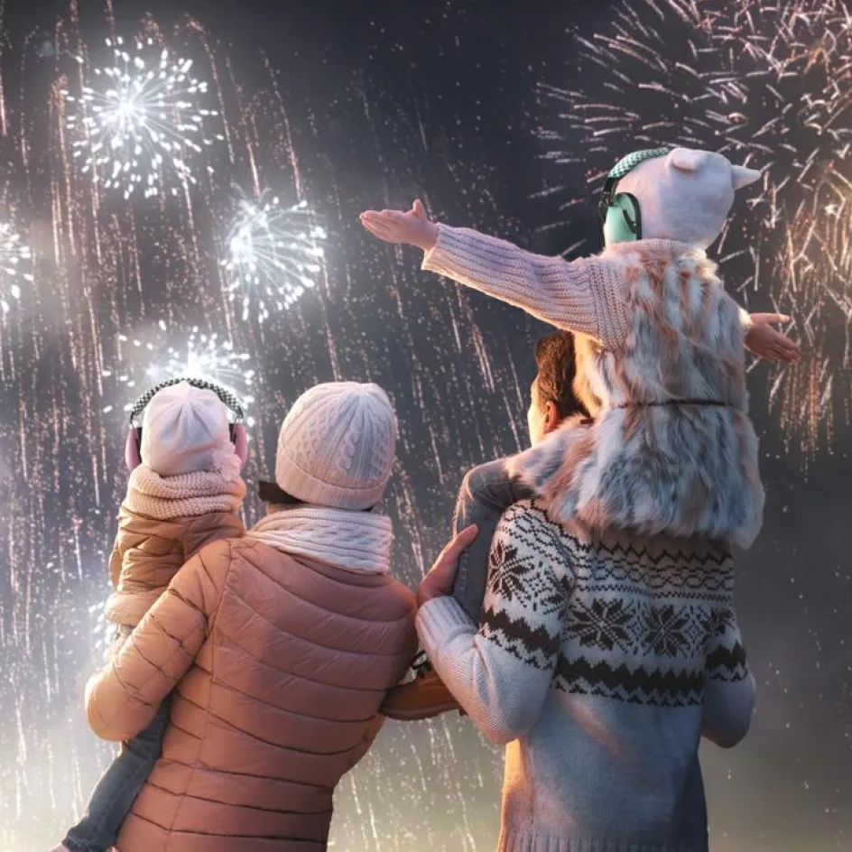 Casque anti bruit pour bébés et enfants vert|Alecto Online