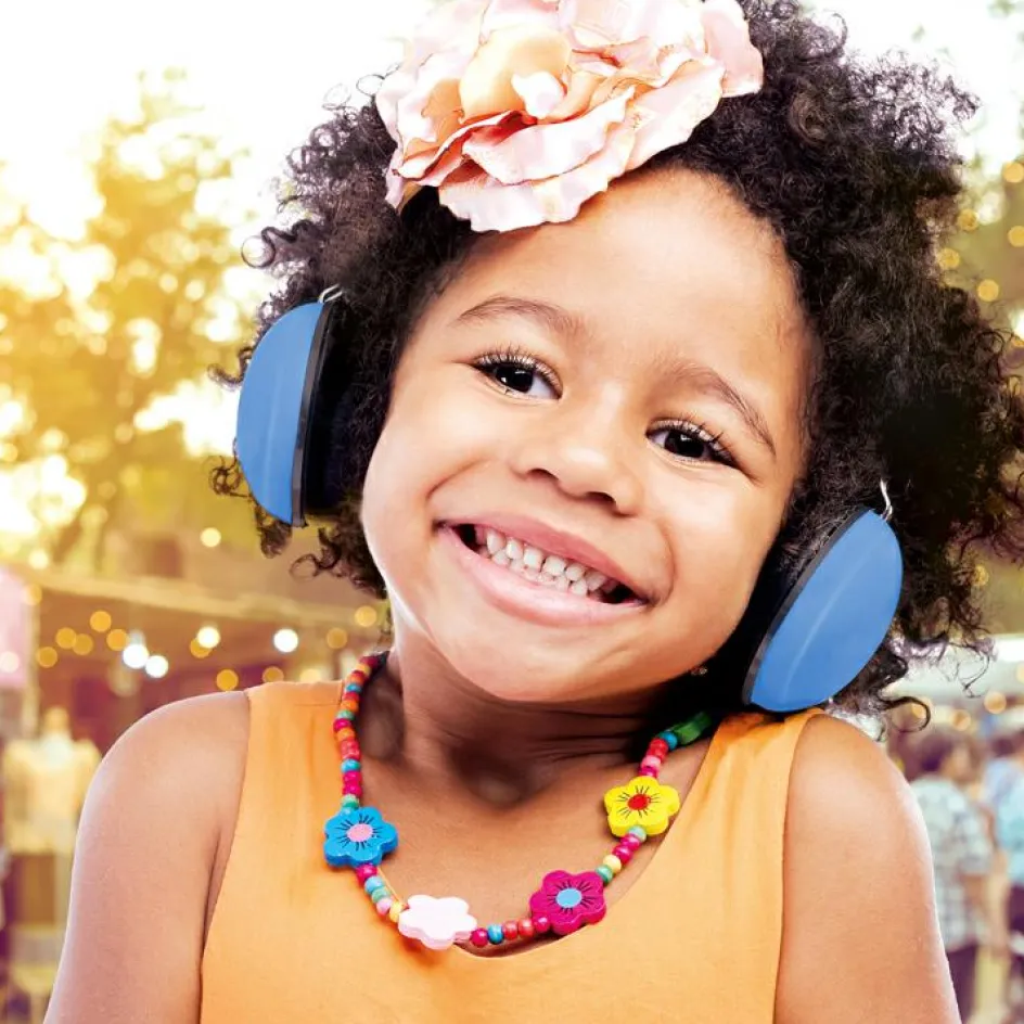 Casque anti bruit pour bébés et enfants bleu - Reconditionné|Alecto Online