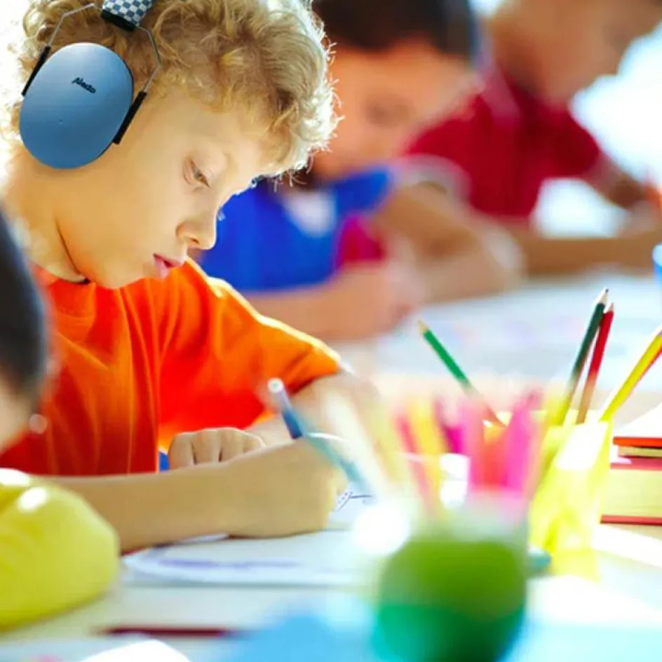 Casque anti bruit pour bébés et enfants bleu - Reconditionné|Alecto Online