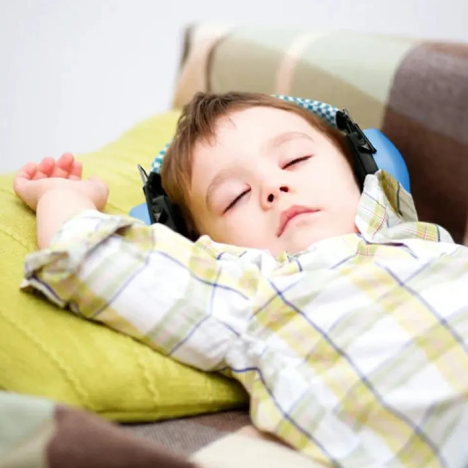 Casque anti bruit pour bébés et enfants bleu - Reconditionné|Alecto Online