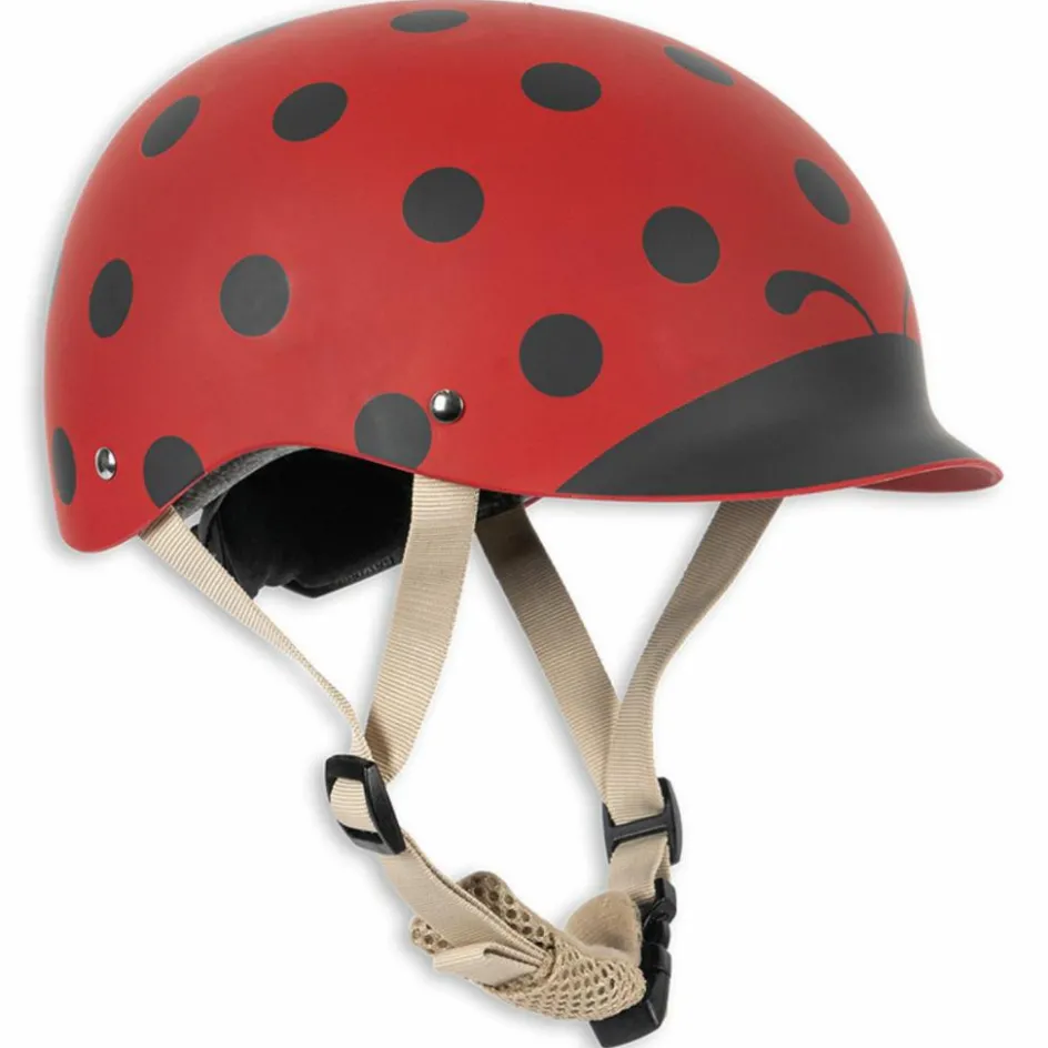 Outlet Konges Slojd Casque de vélo pour enfant Coccinelle (51-55 cm)