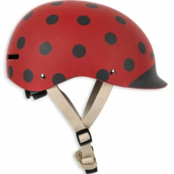 Outlet Konges Slojd Casque de vélo pour enfant Coccinelle (51-55 cm)