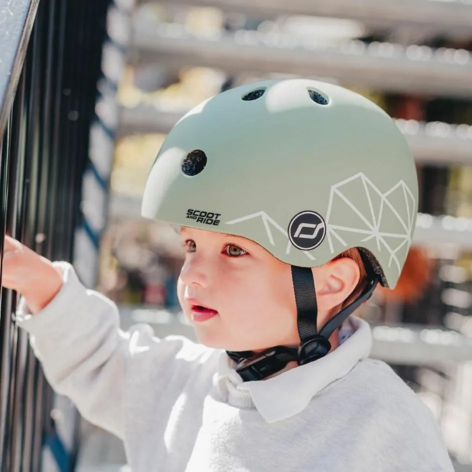 Casque Green Lines XXS (45-51 cm)|Scoot and ride Hot