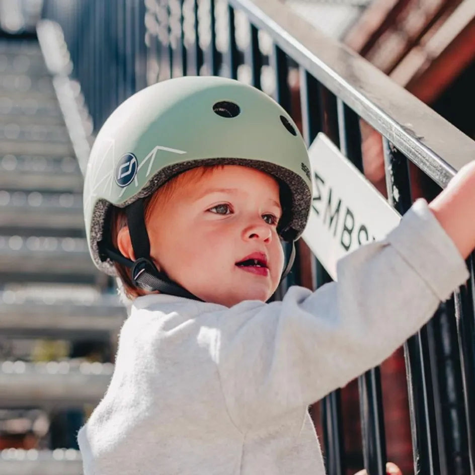 Casque Green Lines XXS (45-51 cm)|Scoot and ride Hot