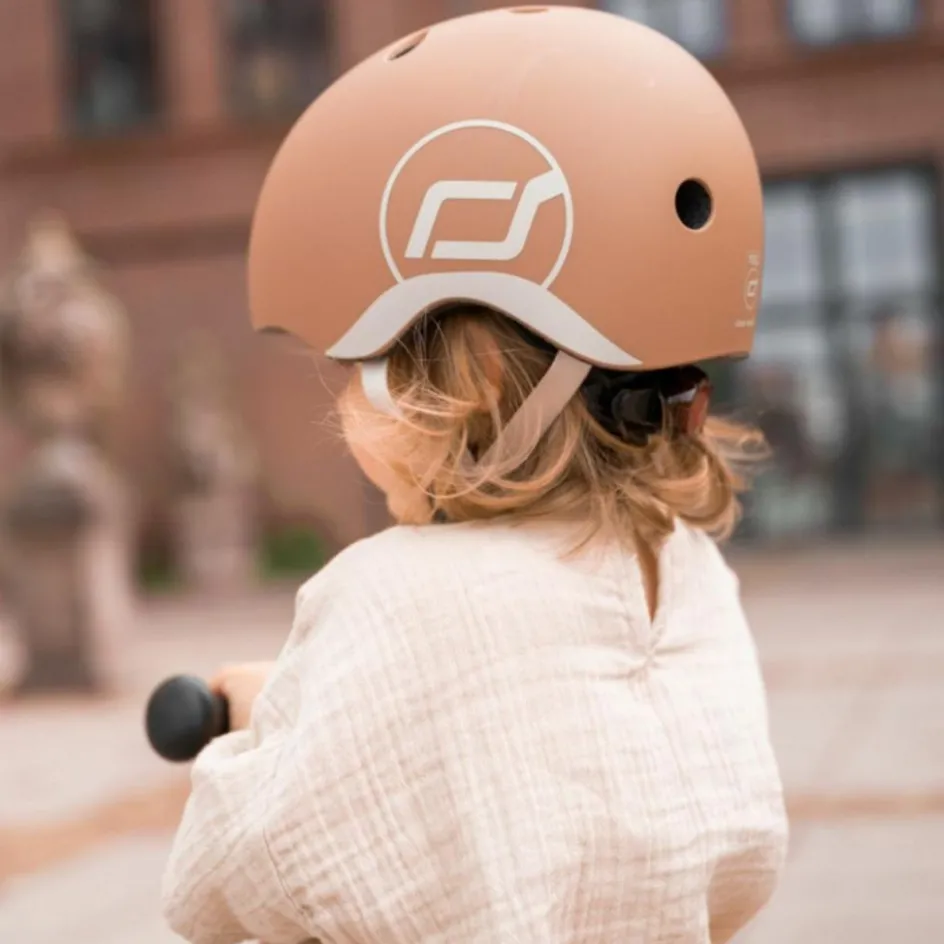 Hot Scoot and ride Casque Mocha XXS (45-51 cm)