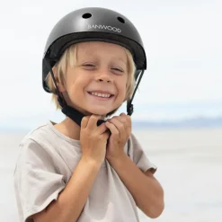 New Banwood Casque noir (3-7 ans, 50-54 cm)