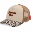Clearance Hello Hossy Casquette Léopard Dreamers Club Marron (9-18 mois)