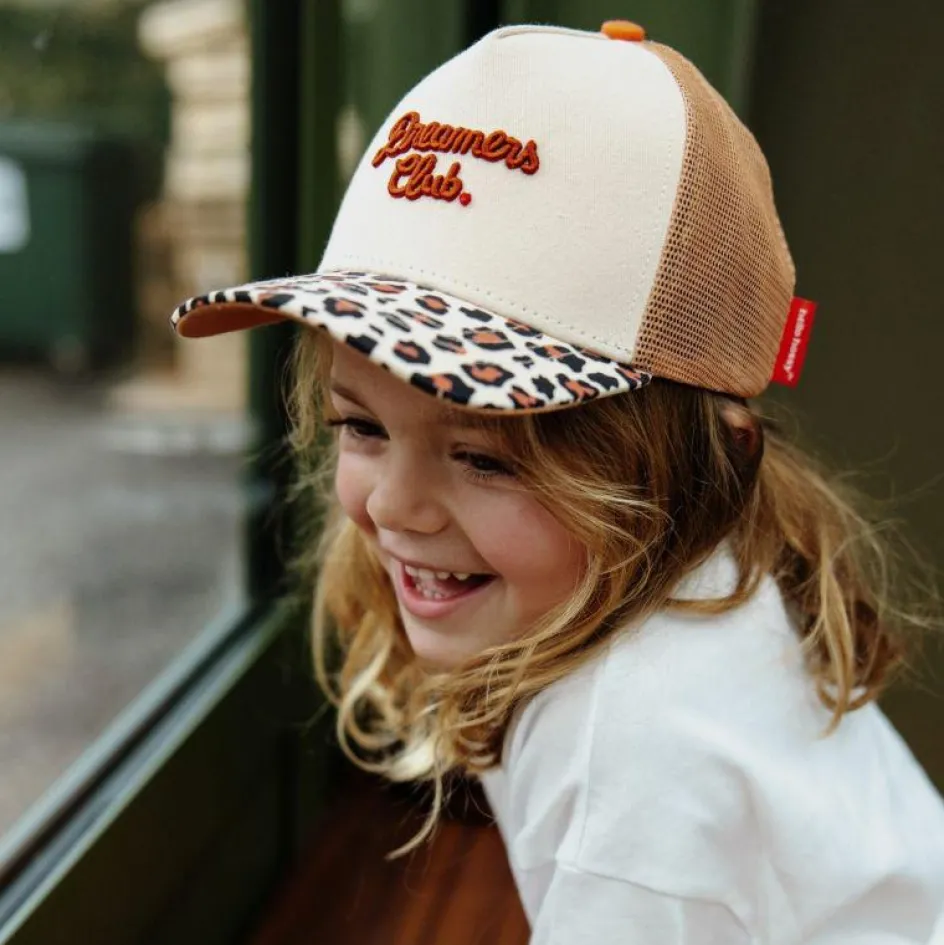 Clearance Hello Hossy Casquette Léopard Dreamers Club Marron (9-18 mois)