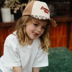 Clearance Hello Hossy Casquette Léopard Dreamers Club Marron (9-18 mois)