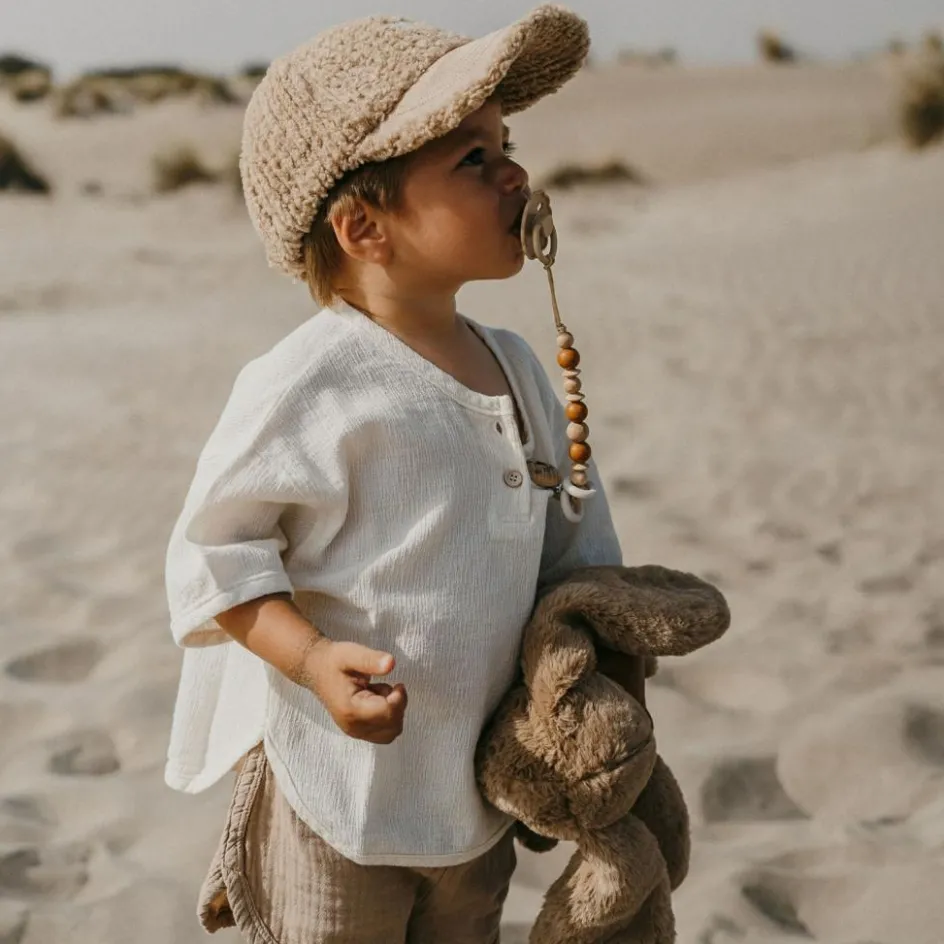 Online Zakuw Casquette Love enfant beige