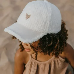 Casquette Love enfant blanc|Zakuw Best