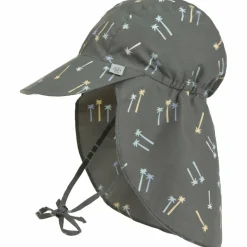 Hot Lässig Casquette protège nuque anti-UV Palmiers olive foncé (07-18 mois)