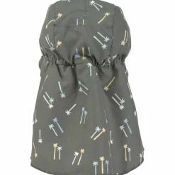 Hot Lässig Casquette protège nuque anti-UV Palmiers olive foncé (07-18 mois)