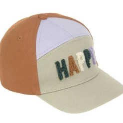 Online Lässig Casquette visière courbée Happy kaki clair-caramel (2-6 ans)