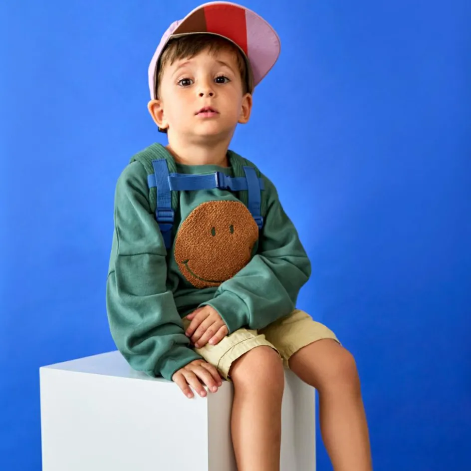 Hot Lässig Casquette visière plate Little Gang Coeur