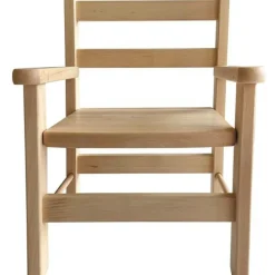 Chaise avec accoudoirs Juliette vernis naturel|Combelle Best