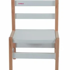 Chaise basse en bois massif Louise blanc|Combelle New