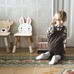 Chaise enfant cerf en bois|Tender Leaf Online