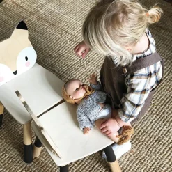 Chaise enfant renard en bois|Tender Leaf Clearance