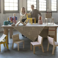 Chaise enfant Sillita Vintage Blue|Lorena Canals Best