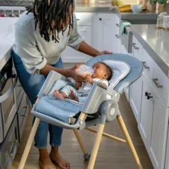 Chaise haute deluxe 7 en 1 Chambray|Ingenuity Hot