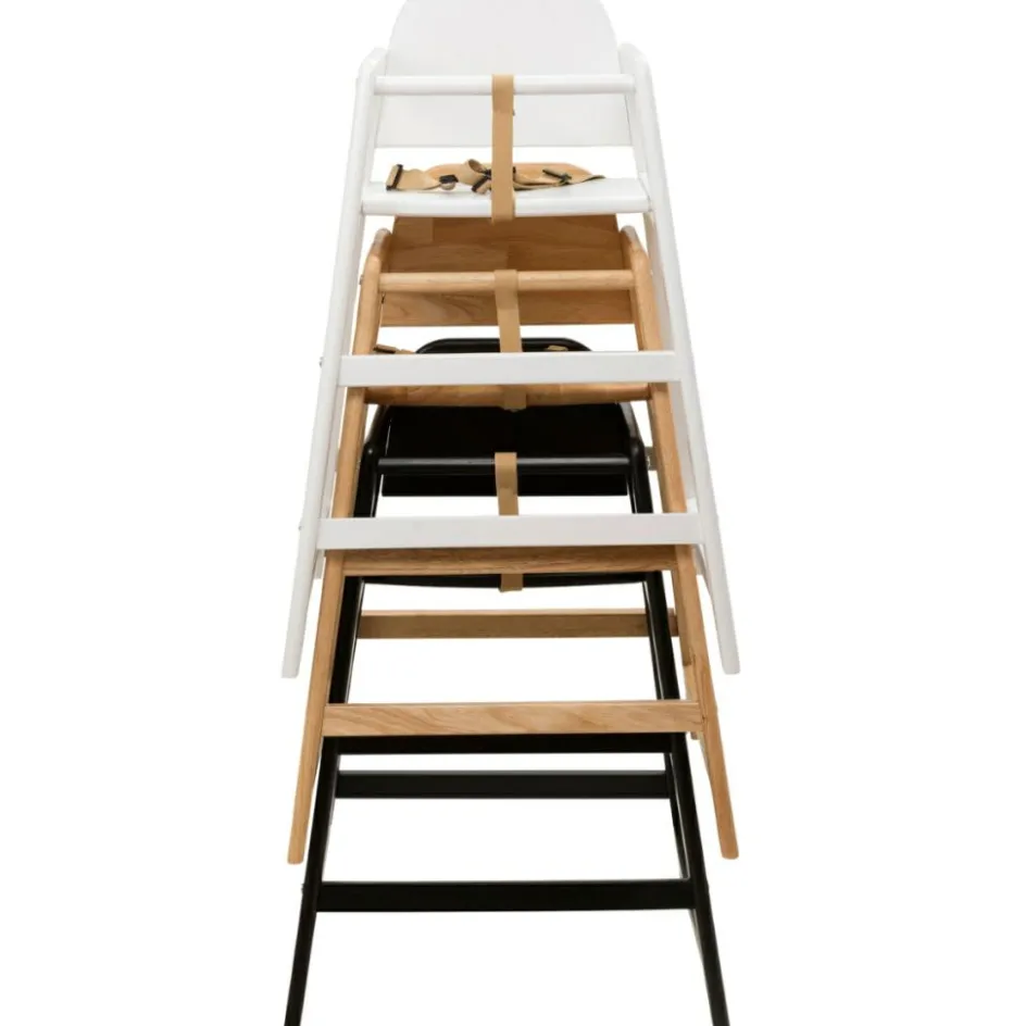 Best Geuther Chaise haute empilable en bois Emma Naturel