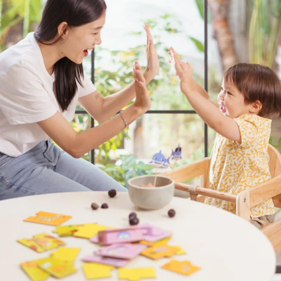 Best Geuther Chaise haute empilable en bois Emma Naturel