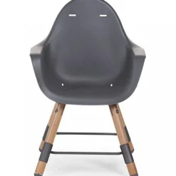 Chaise haute en bois naturel Evolu 2 gris|Childhome Sale