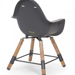 Chaise haute en bois naturel Evolu 2 gris|Childhome Sale