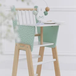 Chaise haute en bois Zen pour poupée|Janod Outlet