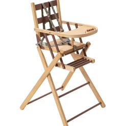 Chaise haute extra pliante Sarah hybride vieux rose|Combelle Discount